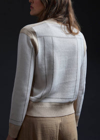 Purple Maroon - Trompe L'oeil Pullover