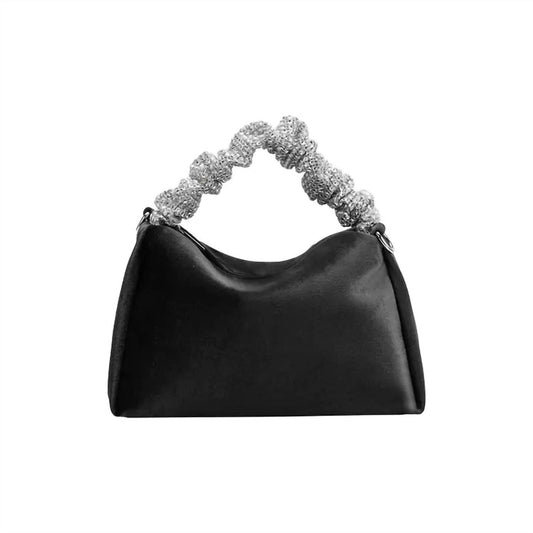 Melie Bianco - Women's Estela Velvet Top Handle Bag