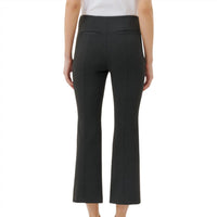 ATM Women's Ponte Kick Flare Pant in black - women's pants - detail view