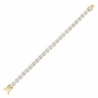 Diana M Jewels - Women's Radiant Lab-Grown Diamond Bracelet (10.00 Ct) - Bold