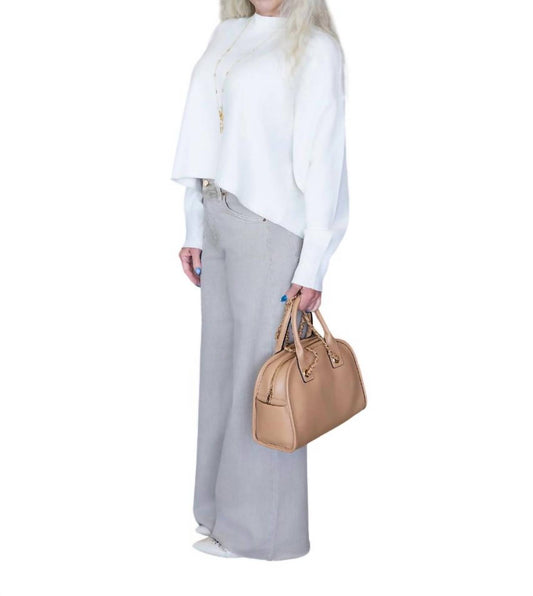 Ee:Some - Klara Soft Lightweight Mock Neck Sweater