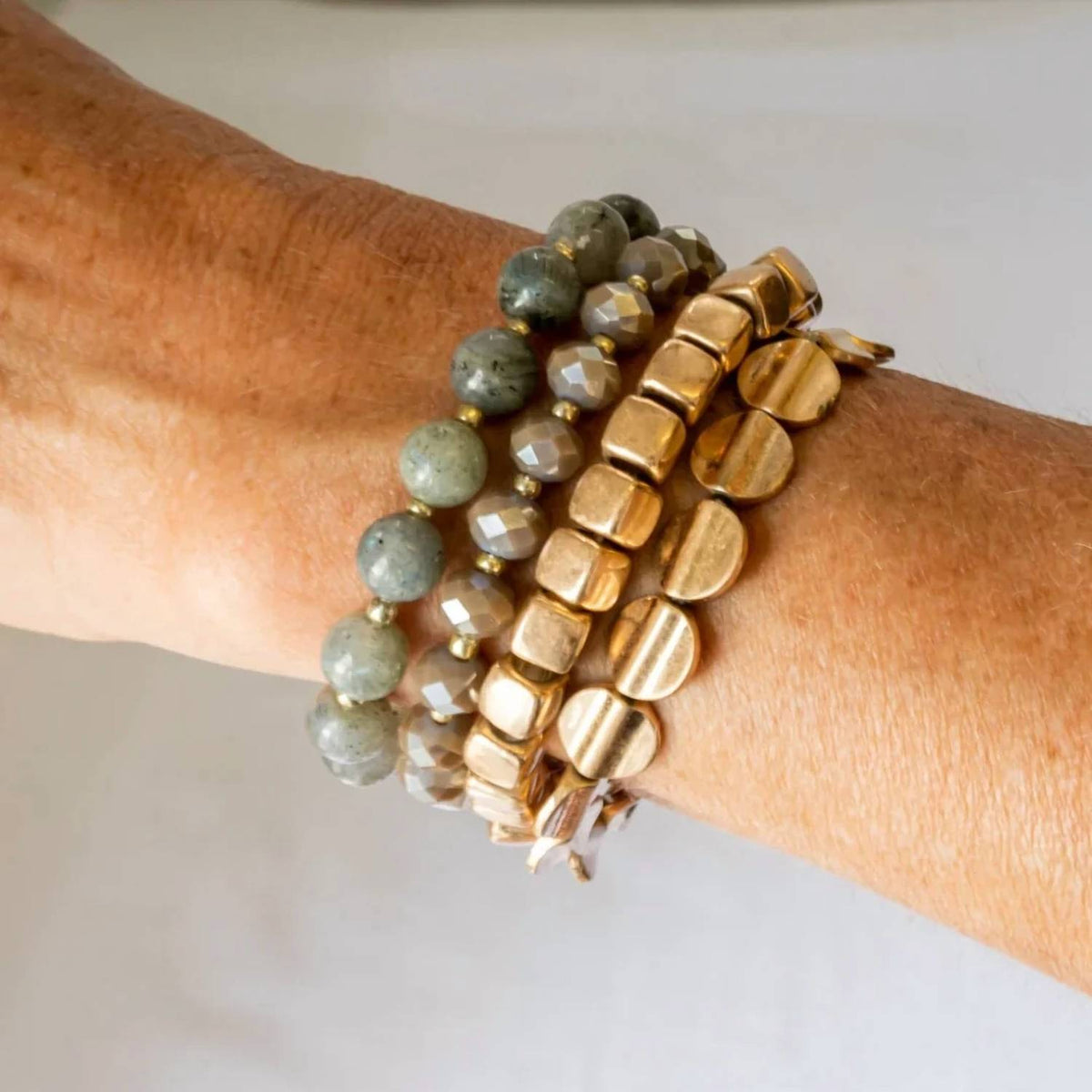 Pretty Simple - Women's Stone Stack Set Bracelet