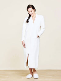 Barefoot Dreams - Cozychic Full Zip V-neck Lounger Dress