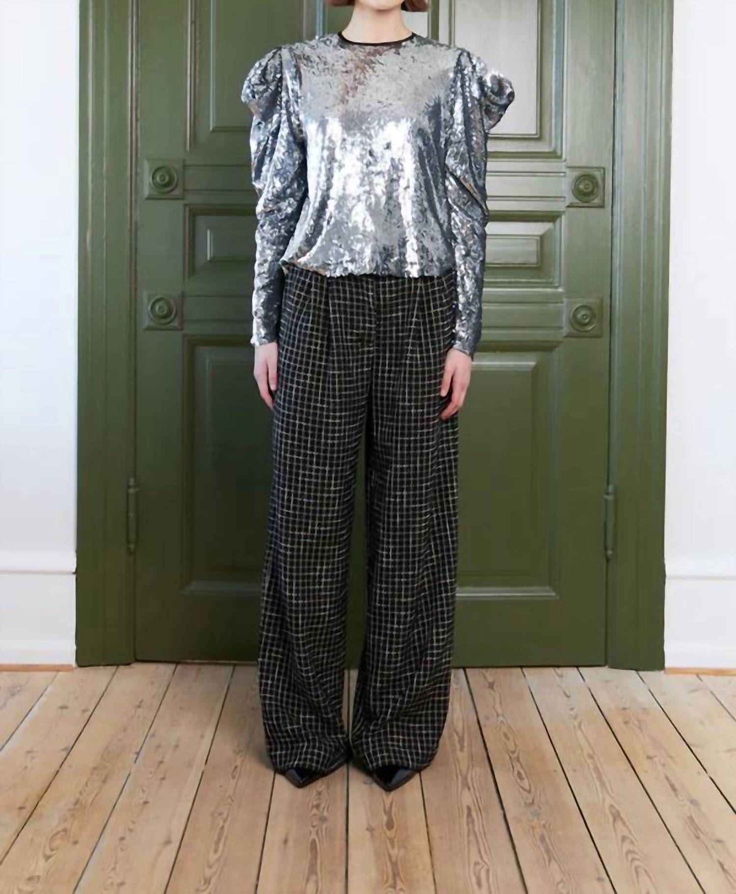 Stella Nova - Long Sleeve Sequins Top