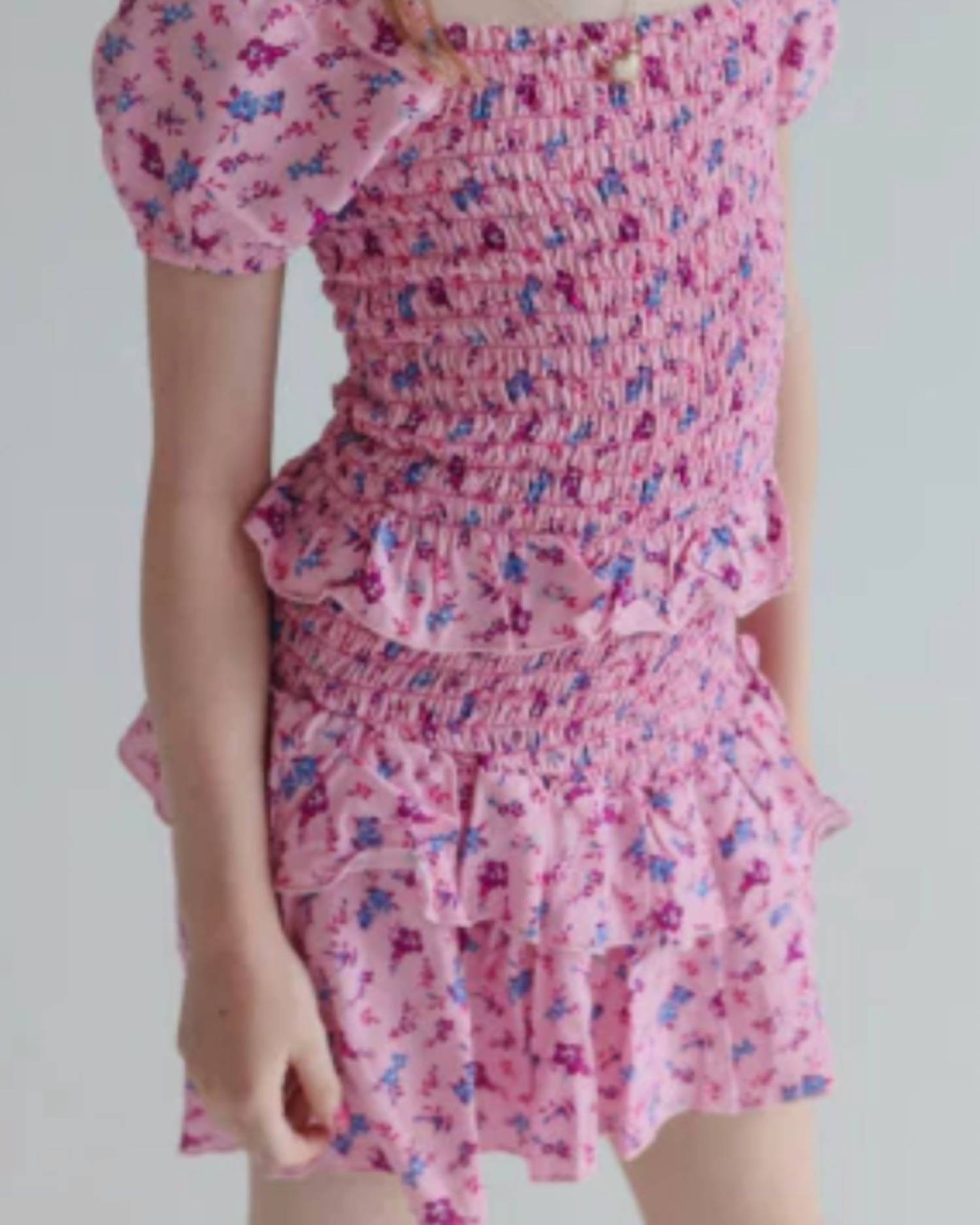 Cheryl Creations - Girls' Smocked Ruffle Skirt