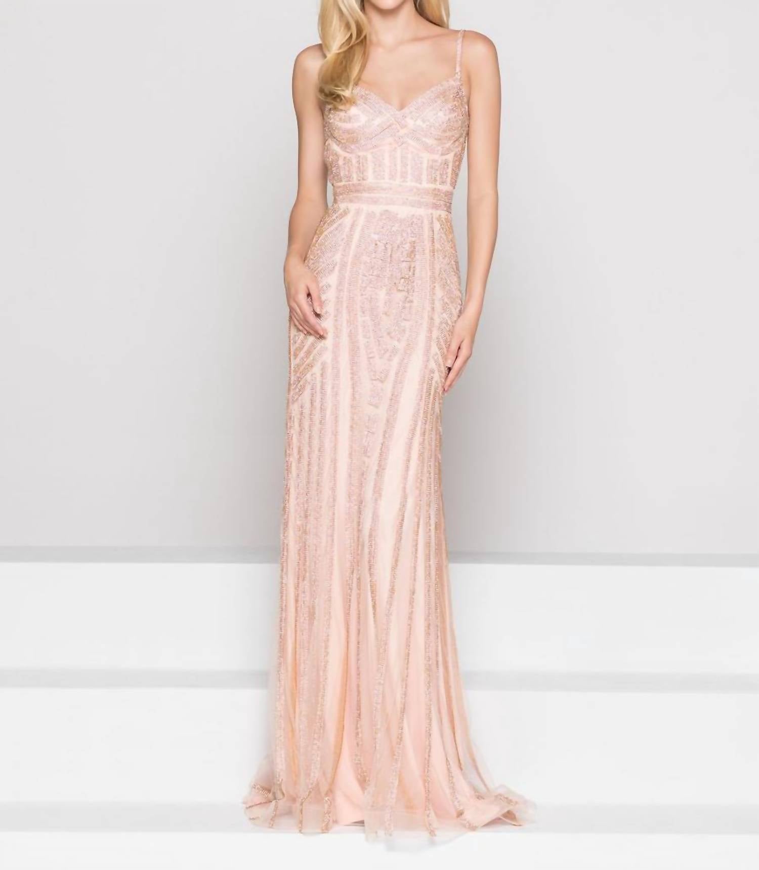 Colors Dress - Sweetheart Neck Sleeveless Prom Gown