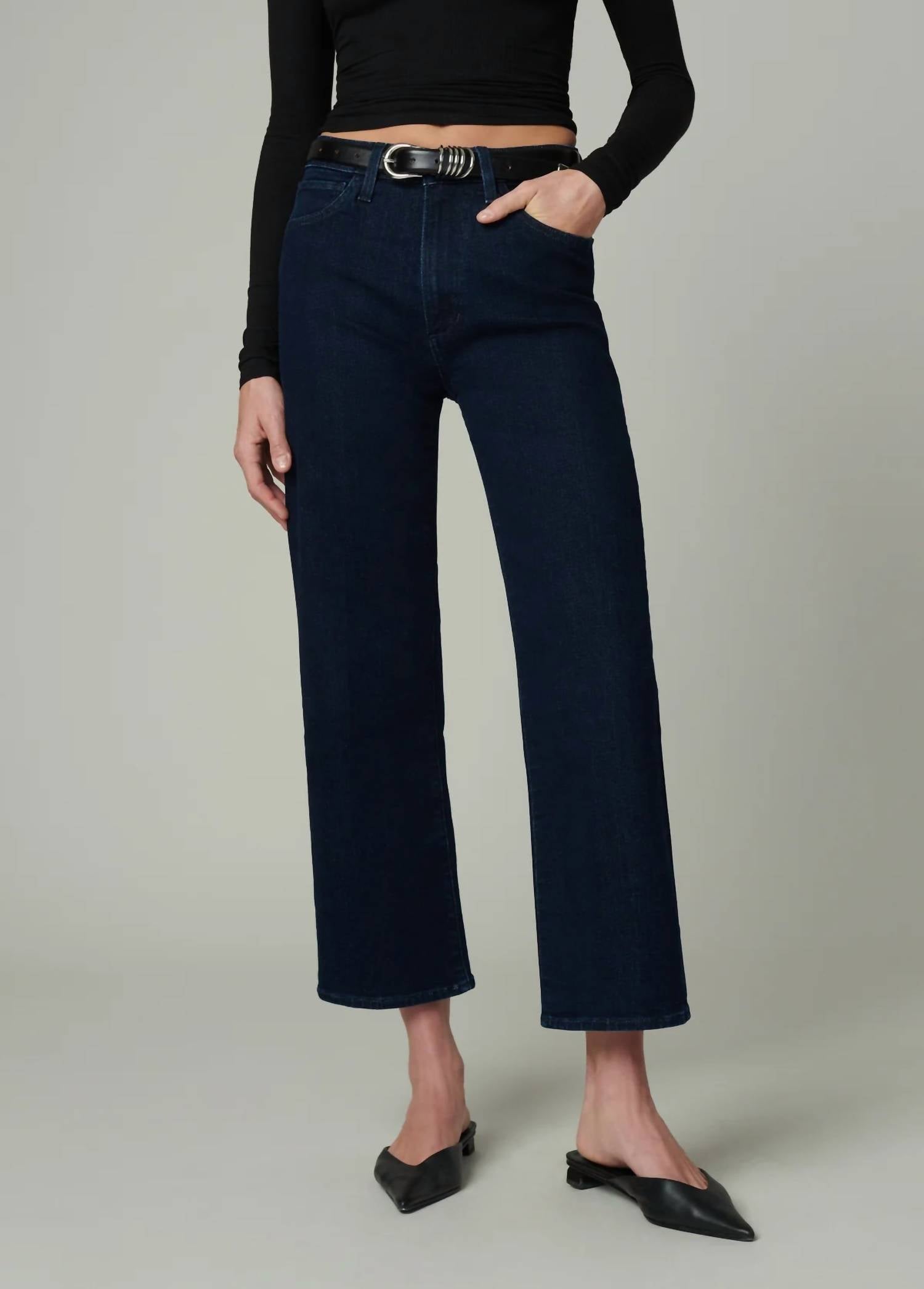 Joe'S Jeans - Blake High Rise Wide Leg Crop Jeans