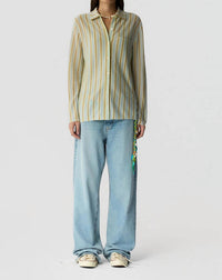 Guest In Residence - Fine Stripe Showtime Shirt