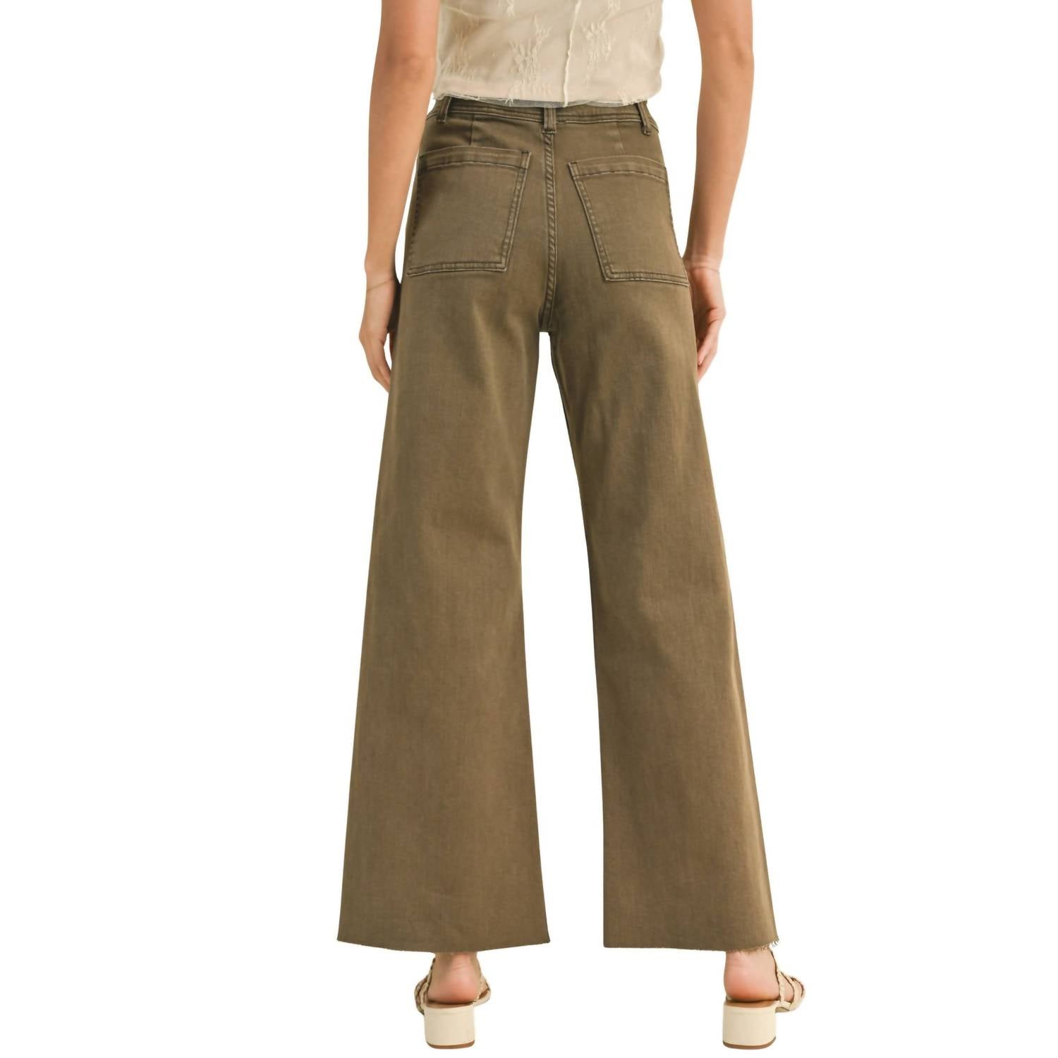 Miou Muse - Straight Wide Leg Pants