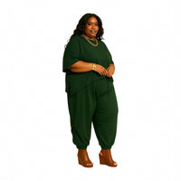 Davi & Dani - Bella Butter Pin Tuck Luxe Set - Plus