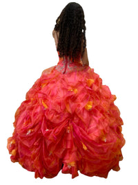 House Of Wu - Quincea√±era V-Neck Dress
