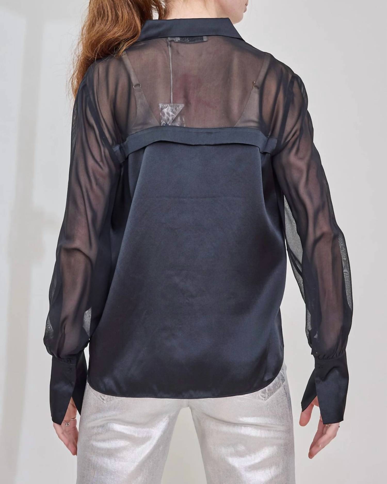 Go By Go Silk - Sheer Madness Blouse