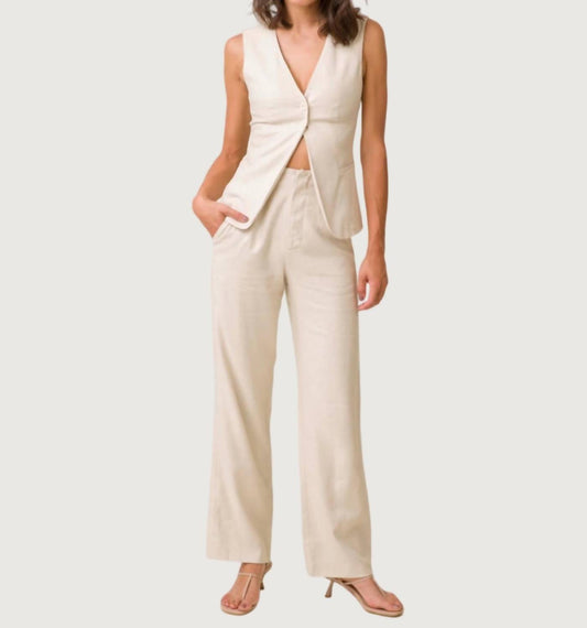 Line And Dot - Jaymes Button Front Vest