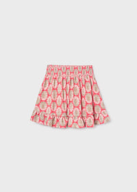 Mayoral - Girl's Knit Halter Top With Print Skirt Set