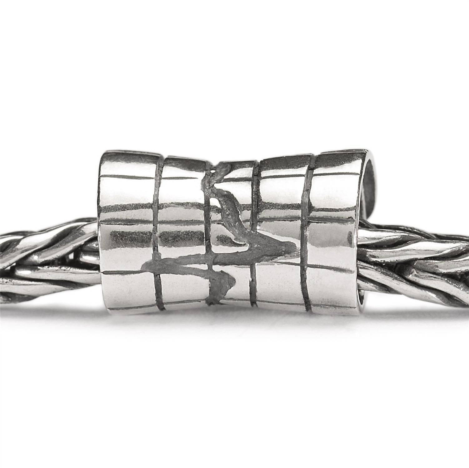 Trollbeads Heart Beat Sterling Bead in silver - women's jewelry - detail view