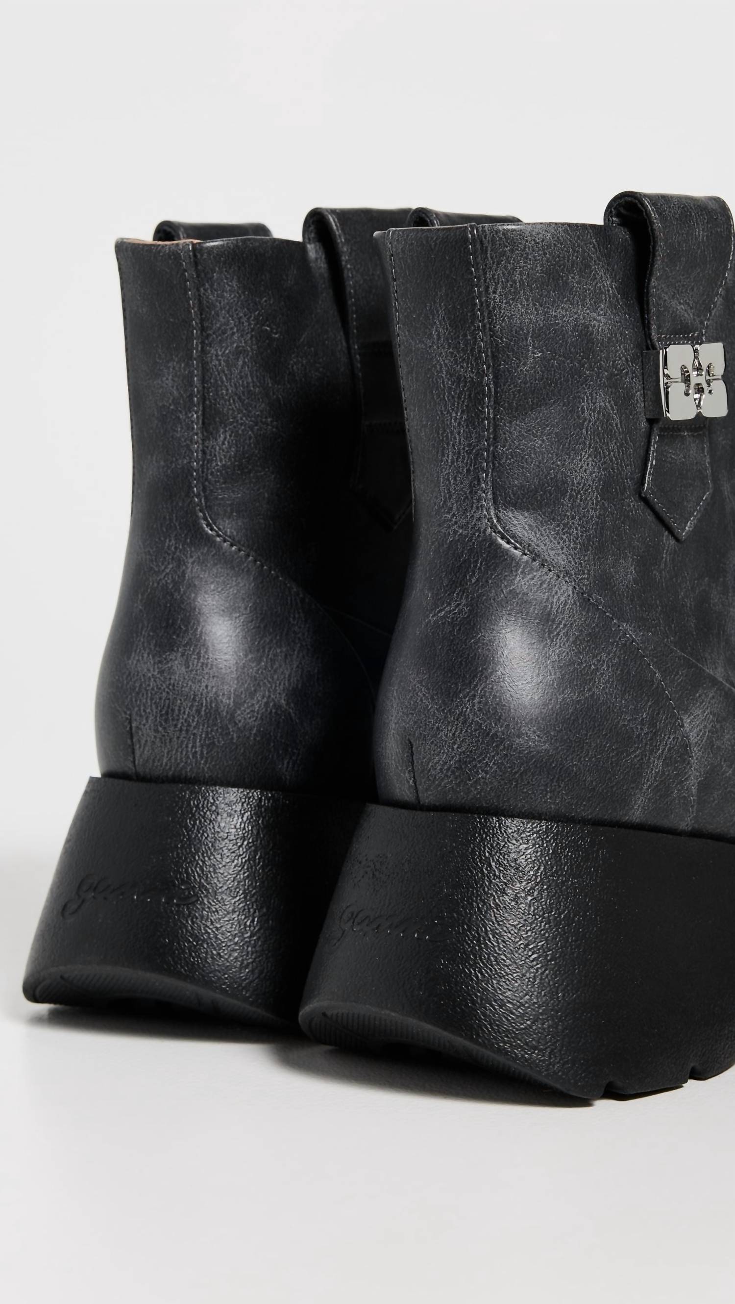 Ganni - Women's Kat Low Boot Vintage Boot