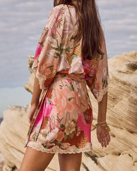Spell - Floridian Lace Mini Dress