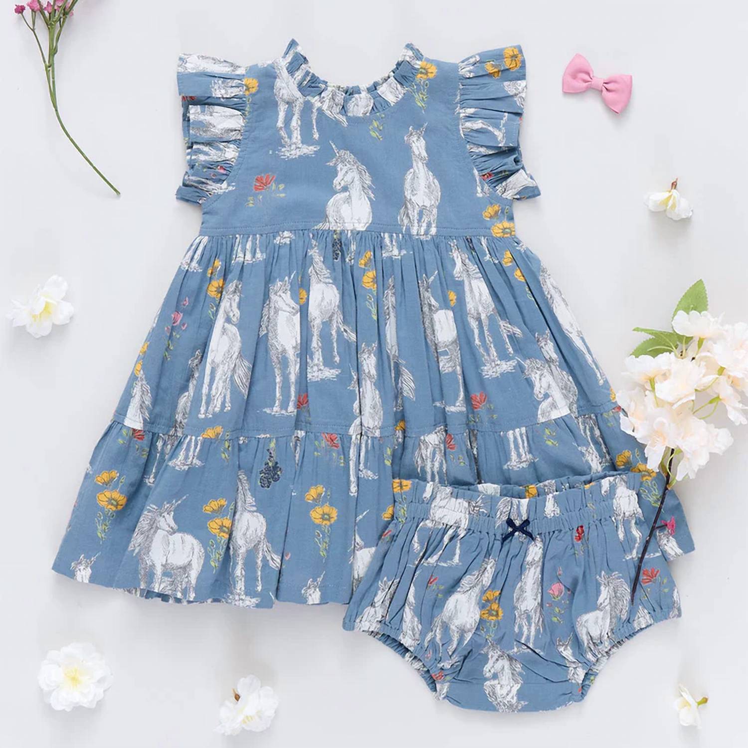 Pink Chicken - Baby girls Jennifer Set Dress