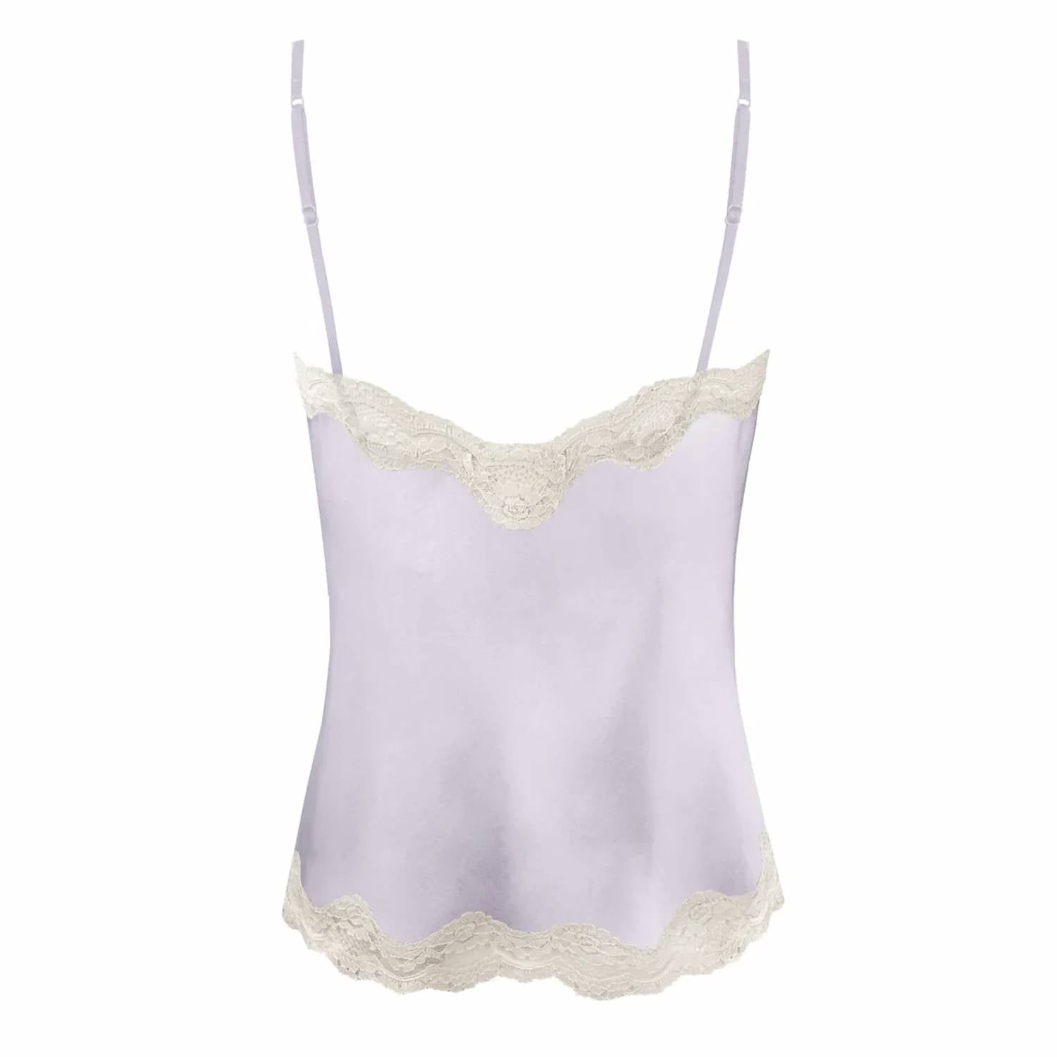 Gold Hawk - Women's Silk With Lace Camisole