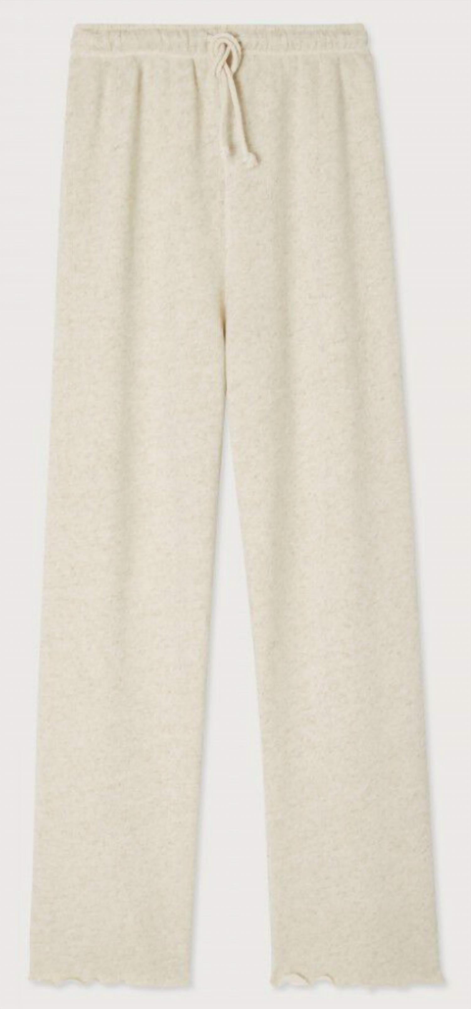 American Vintage Itonay Fleece Joggers in ecru - women's pants - alternate view
