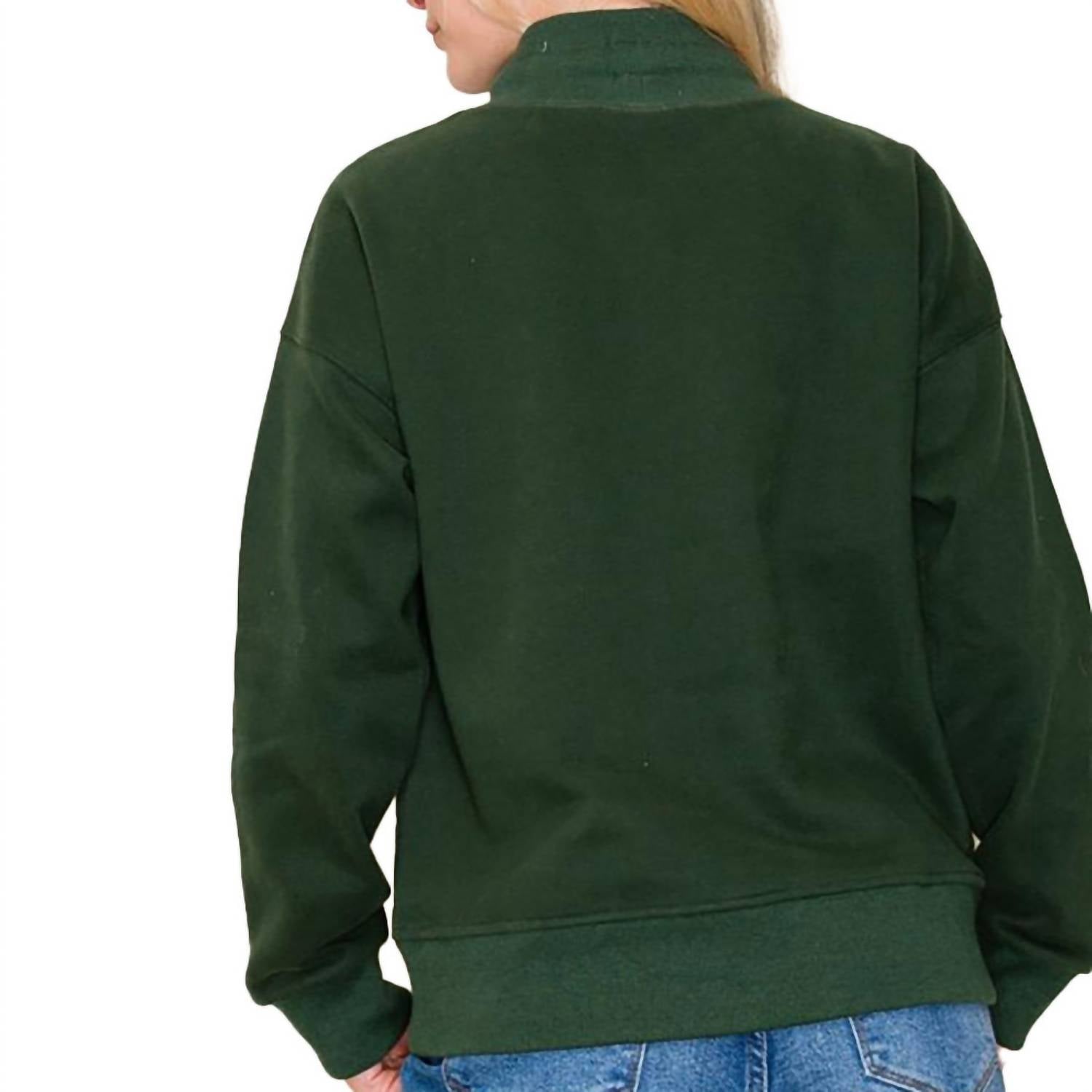 Staccato - Drawstring Neck Long Sleeve Soft Top