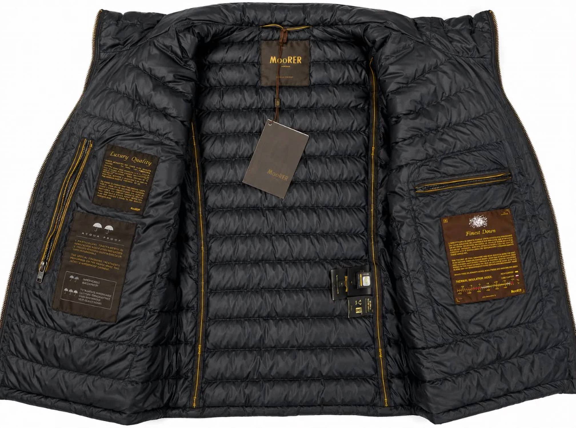 Moorer - Men's Down Filled Trenchcoat