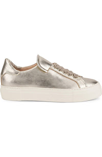 AGL Women's Edda Sandy Milk Sneaker in gold - women's sneaker - alternate view