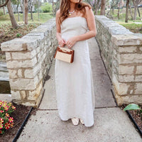 Olivaceous - Sienna Strapless Maxi Dress
