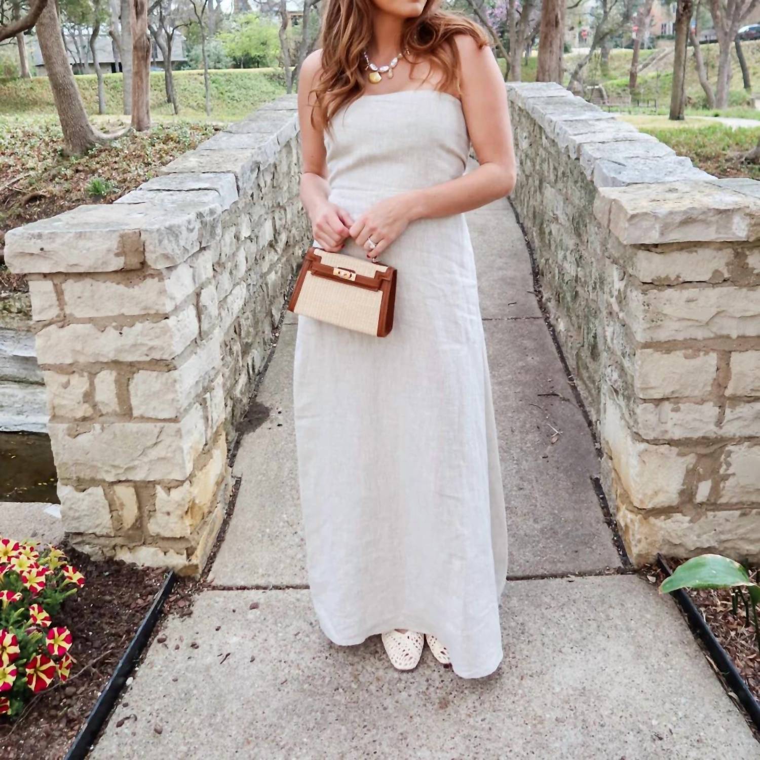 Olivaceous - Sienna Strapless Maxi Dress