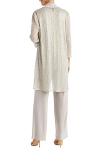 R&M Richards - Metallic 3-piece Dressy Pant Set