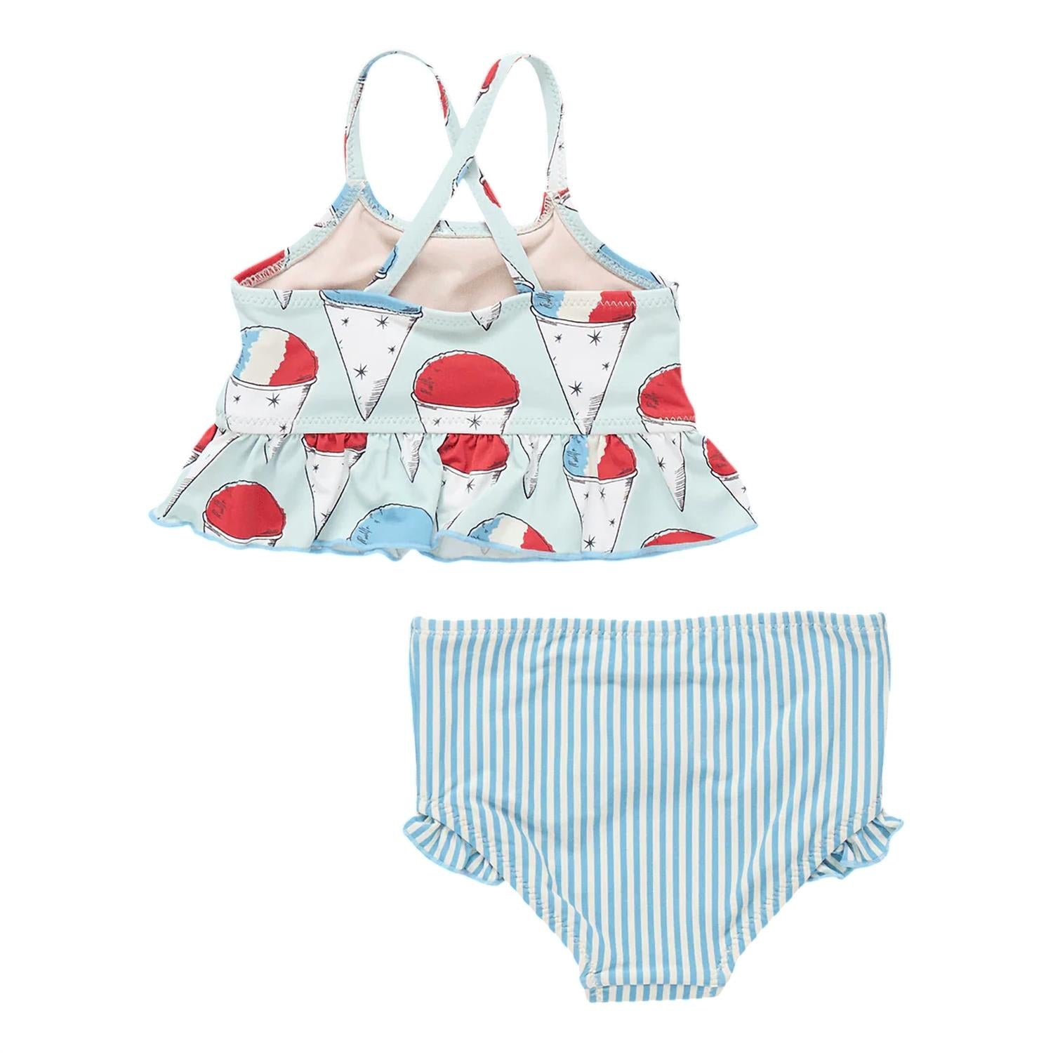 PINK CHICKEN Joy Tankini Set in snow cones - kids' bikini - view 5