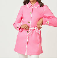 Lilly Pulitzer Dianne Long Sleeve Jacket in confetti pink - women's jacket - alternate view