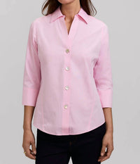 Foxcroft - Paityn No Iron 3/4 Sleeve Top