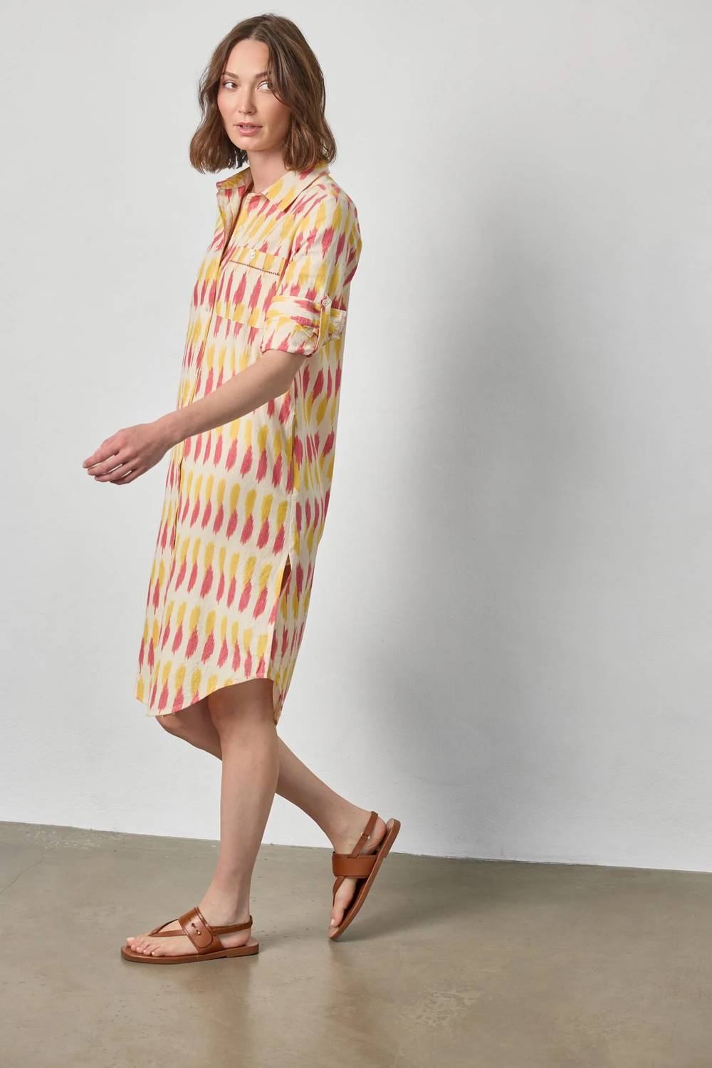 Lilla P - Short Sleeve Shirt Dress