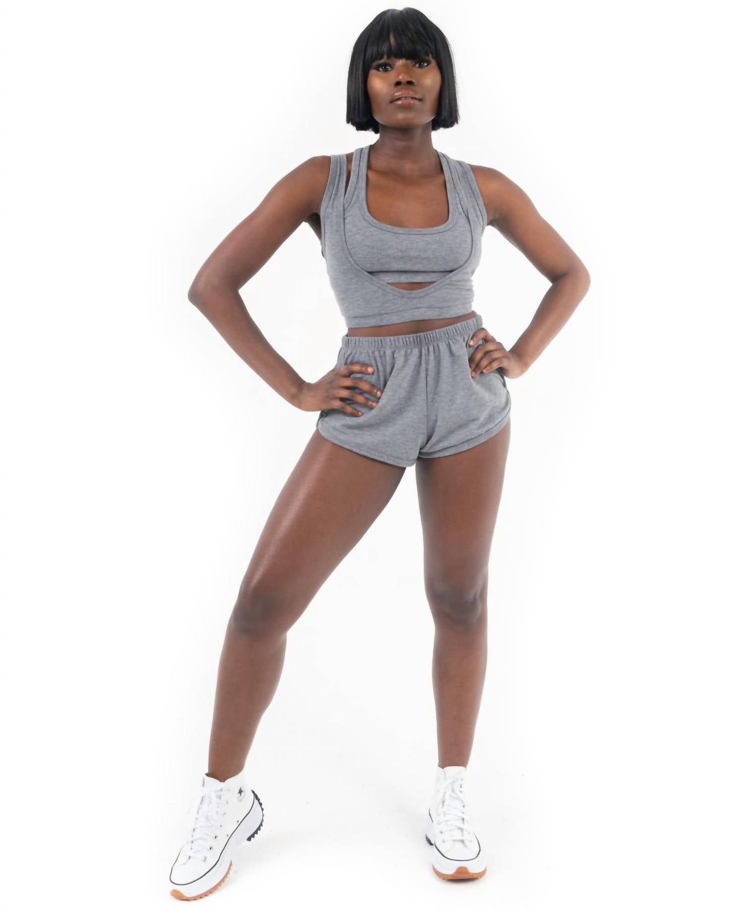 Grayscale - Gym Layered Tank Top
