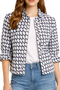 Boho Chic - Wave Print Jacket