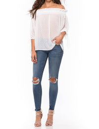 Beach Riot Sienna Top in white - women's blouse - view 4