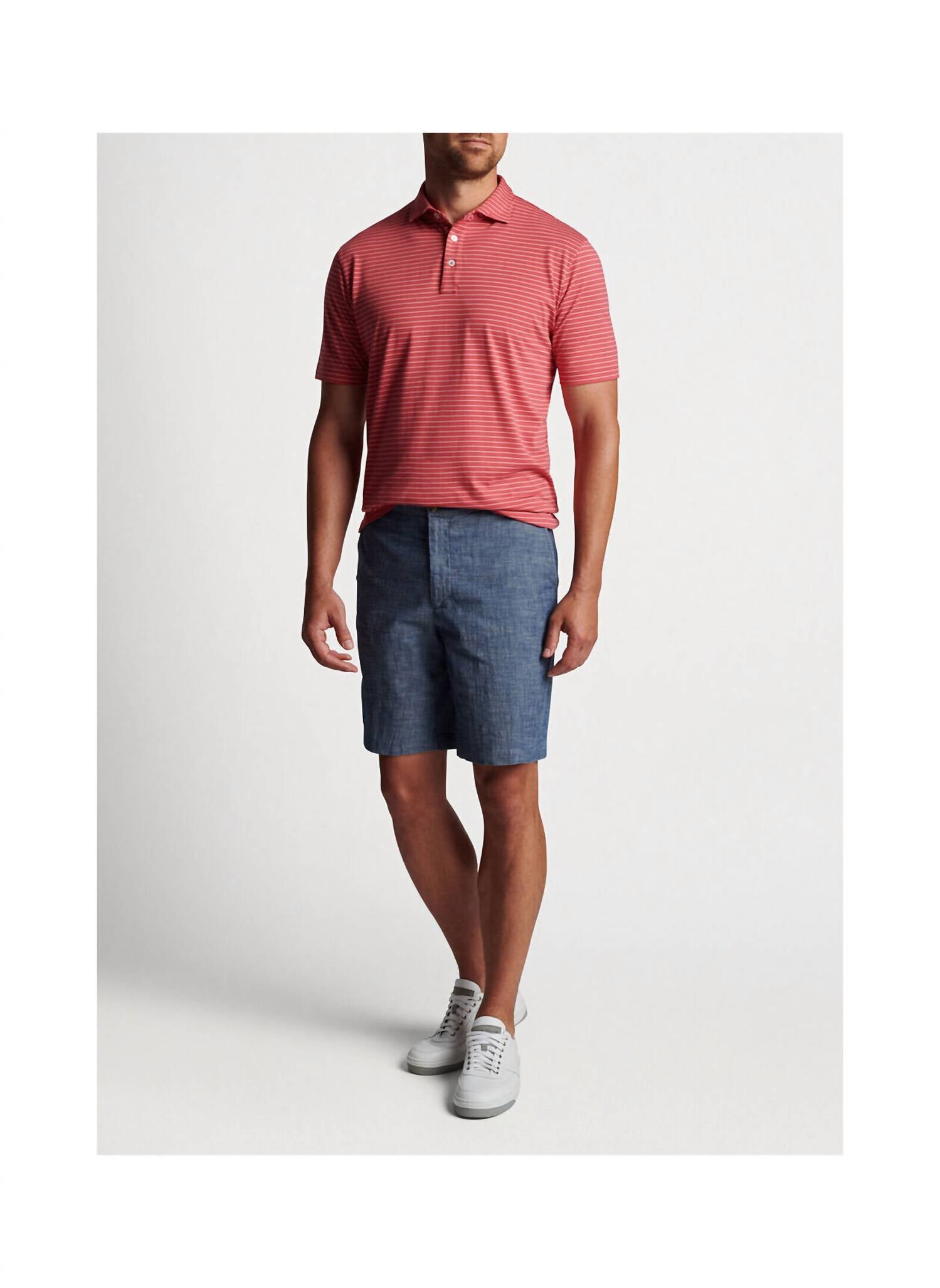 Peter Millar - Pilot Millcedar Stripe Short Sleeve Polo