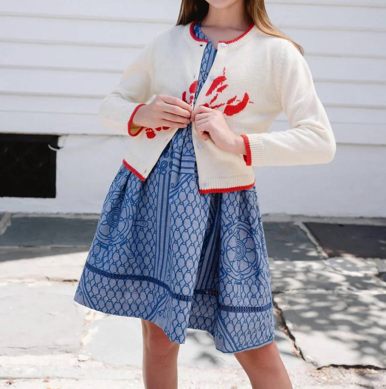 Briton Court - Evelyn Lobster Cardigan