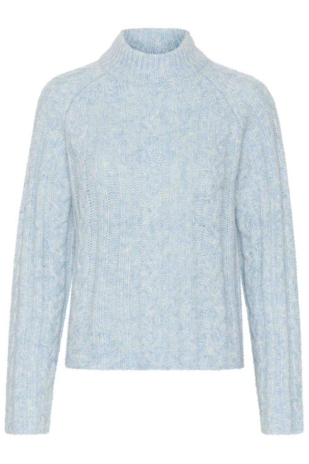 Kaffe - Kanaja Cable Knit Funnel Neck Pullover