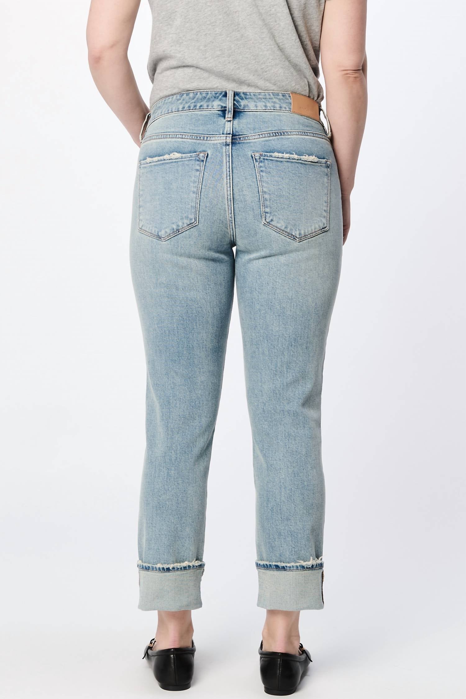 Dear John Denim - Blaire Cuffed High Waist Jeans