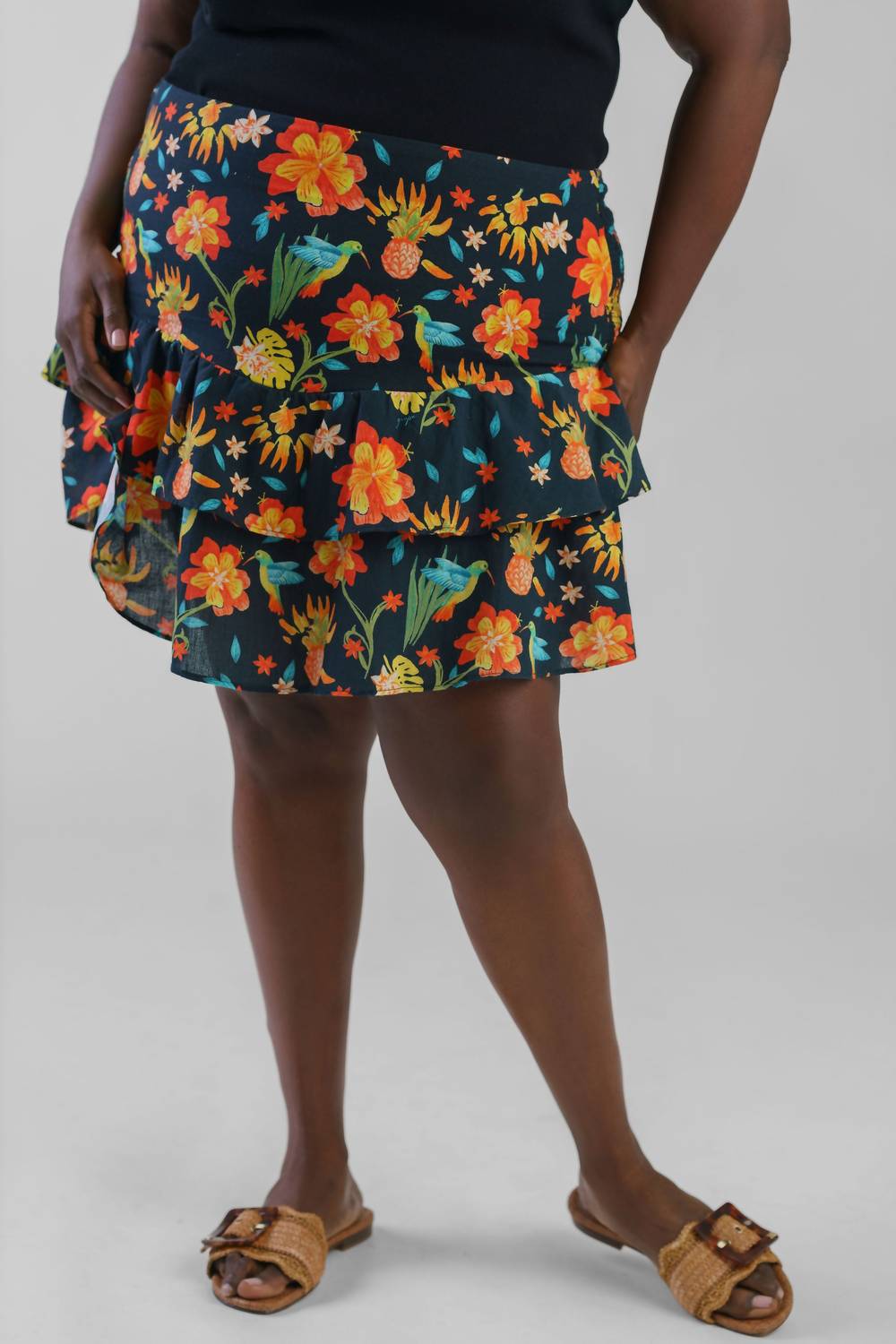 Guapa - Sitara Ruffled Skirt - Plus