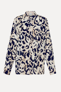 forte forte Velvet Rose Alchemy Shirt in ink - women's shirt - view 4