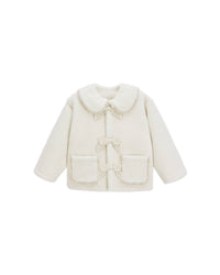 Rylee + Cru - Girls' Sherling Collared Coat