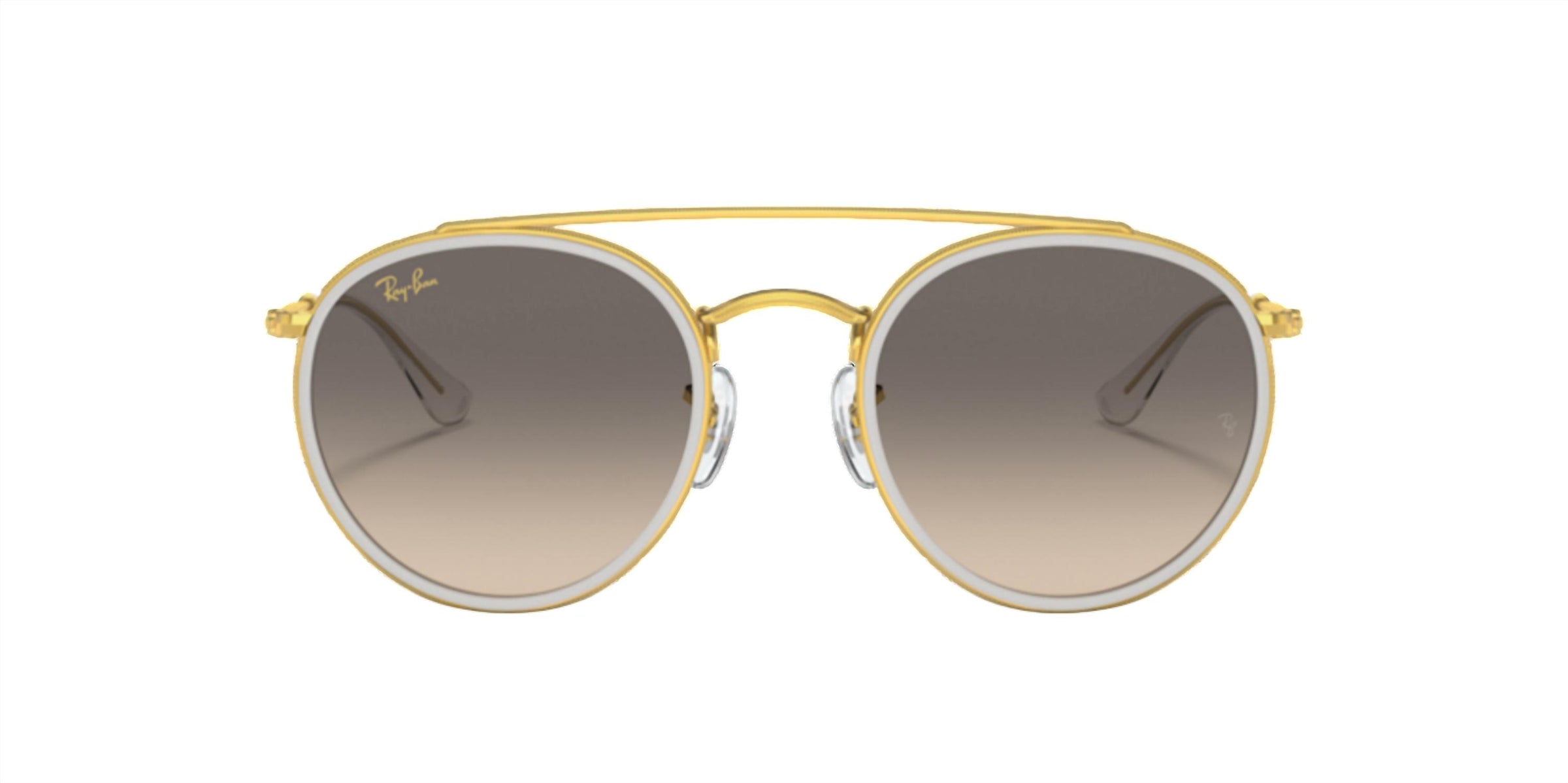 Ray Ban - Round Double Bridge Non Polarized Sunglasses Rb3647n 923632