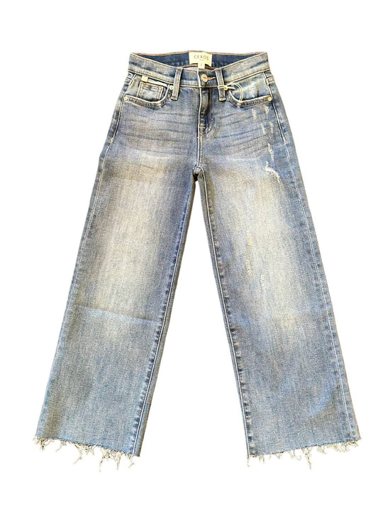 Ceros - Girl's Kristin High Rise Wide Leg Jeans