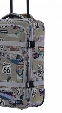 Route 66 - Unisex Rolling Duffel Bag