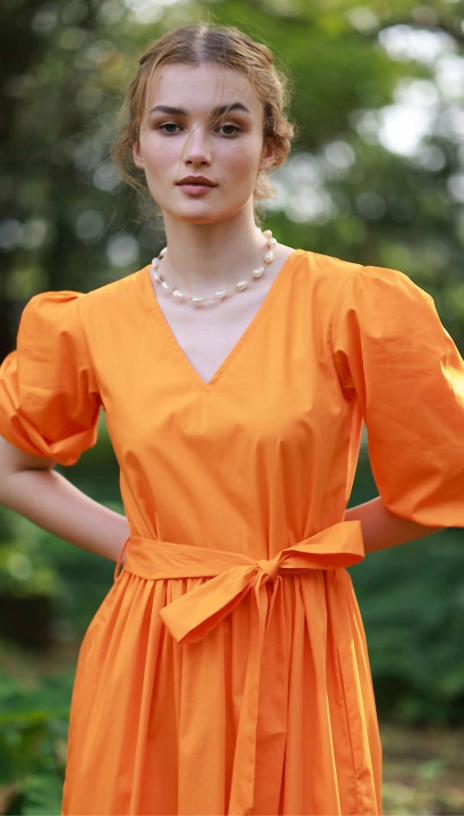 Maude Vivante - Melina V Neck Tiered Dress