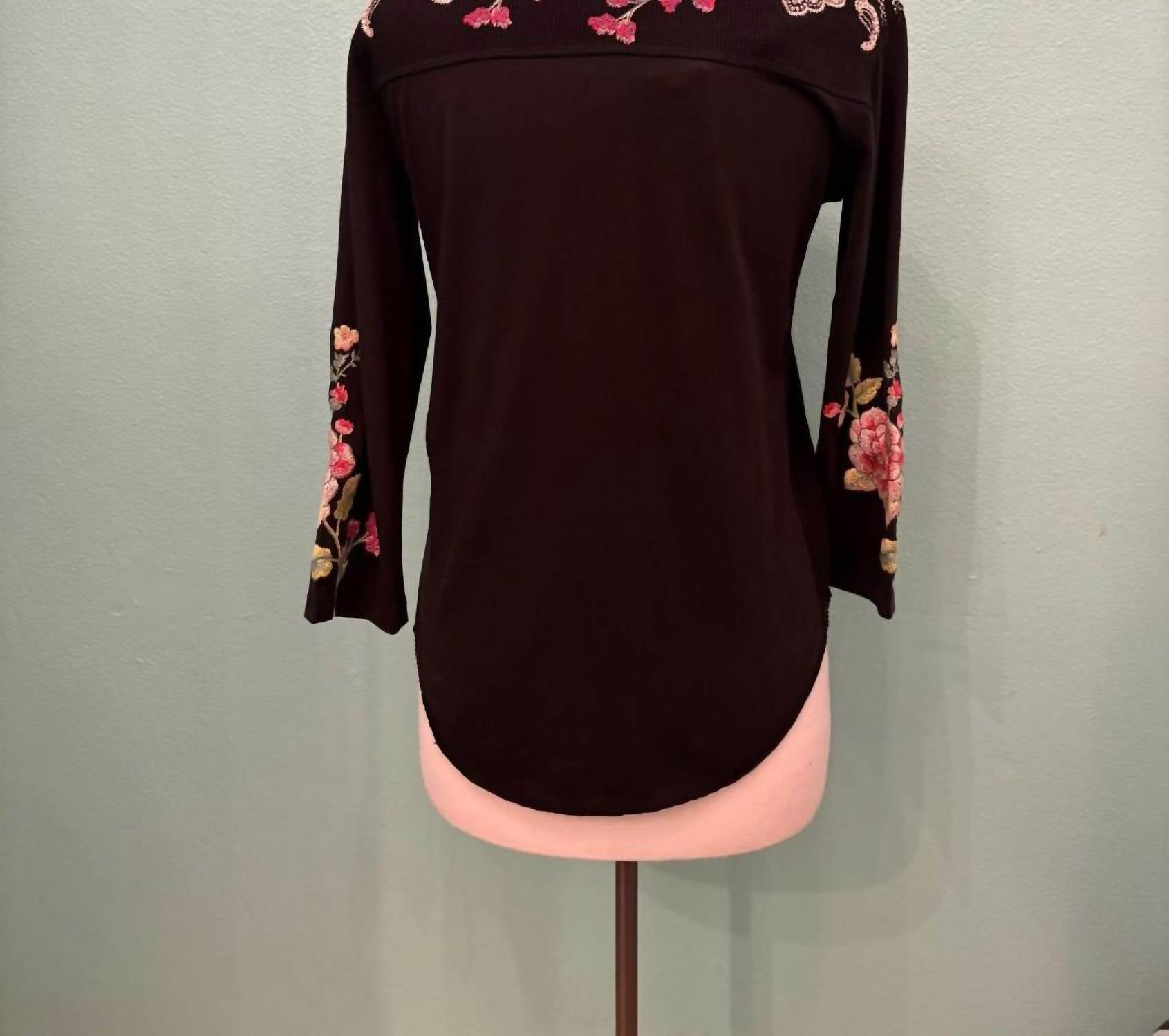 Johnny Was - Women's Maddy Contrast Seam Hem Blouse