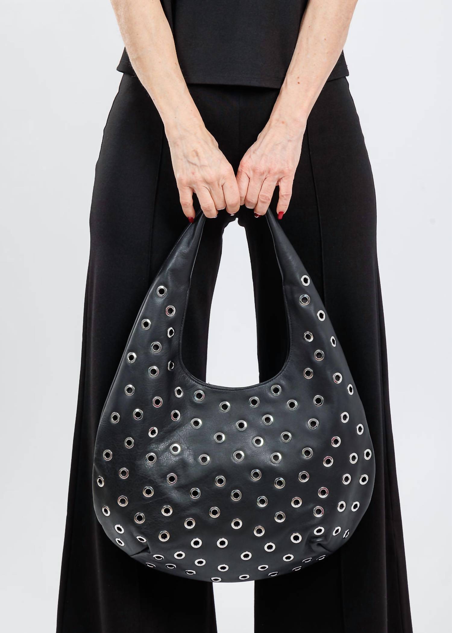 B-Low The Belt - Women's Gia Grommet Leather Hobo Bag